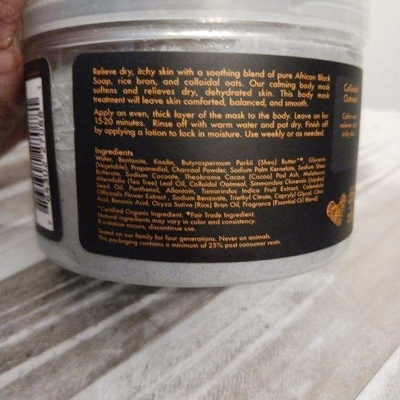 Shea Moisture African Black Soap Body Mask - Picture 4 of 6